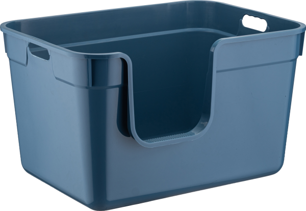 TANOS KEDİ TUVALETİ NAVY 545x400x325mm..x8..(367)