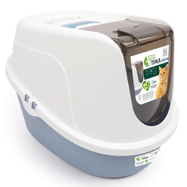 M-PETS ECO TİMA KEDİ TUVALETİ OCEAN BLUE(L)..(137)