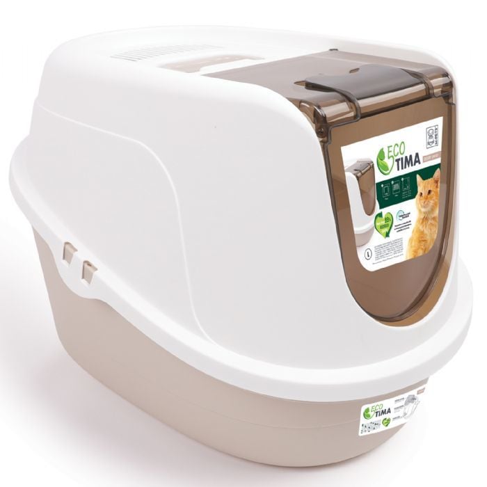 M-PETS ECO TİMA KEDİ TUVALETİ DESERT SAND(L).(144)