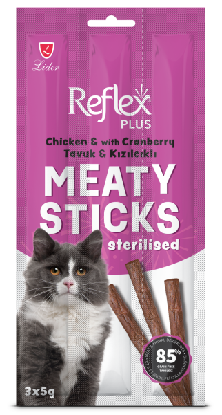 REF.KEDİ ÖDÜL ÇUBUK STERİL TAVUKLU 3*5GR*35..(862)