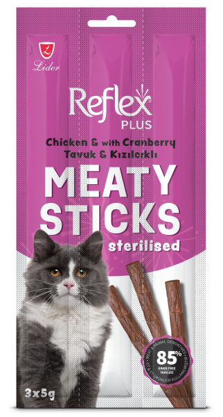 REF.KEDİ ÖDÜL ÇUBUK STERİL TAVUKLU 3*5GR*35..(862)