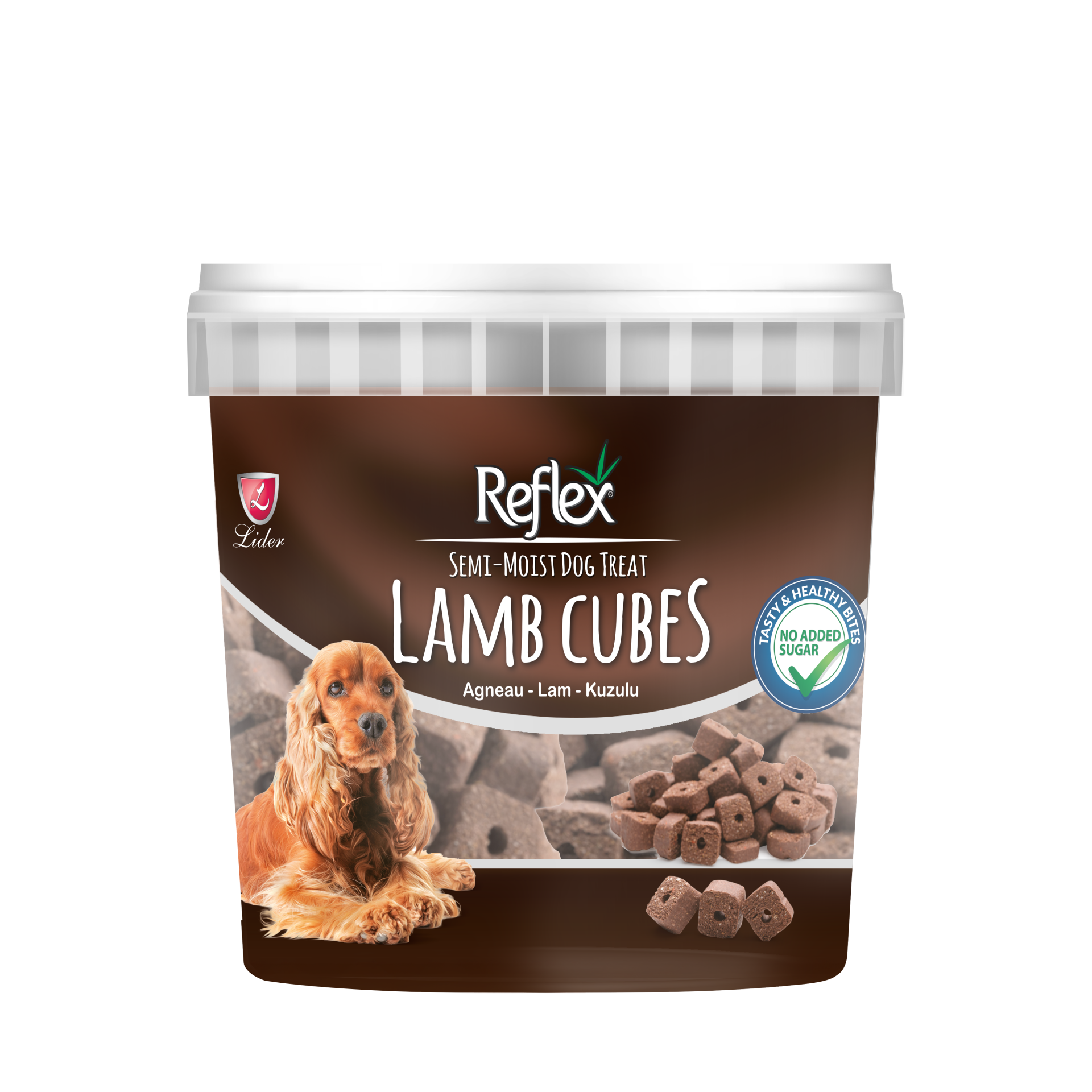 REFLEX SEMİ MOİST KÖP ÖDÜL KUZU KÜP 500GR*12(193)
