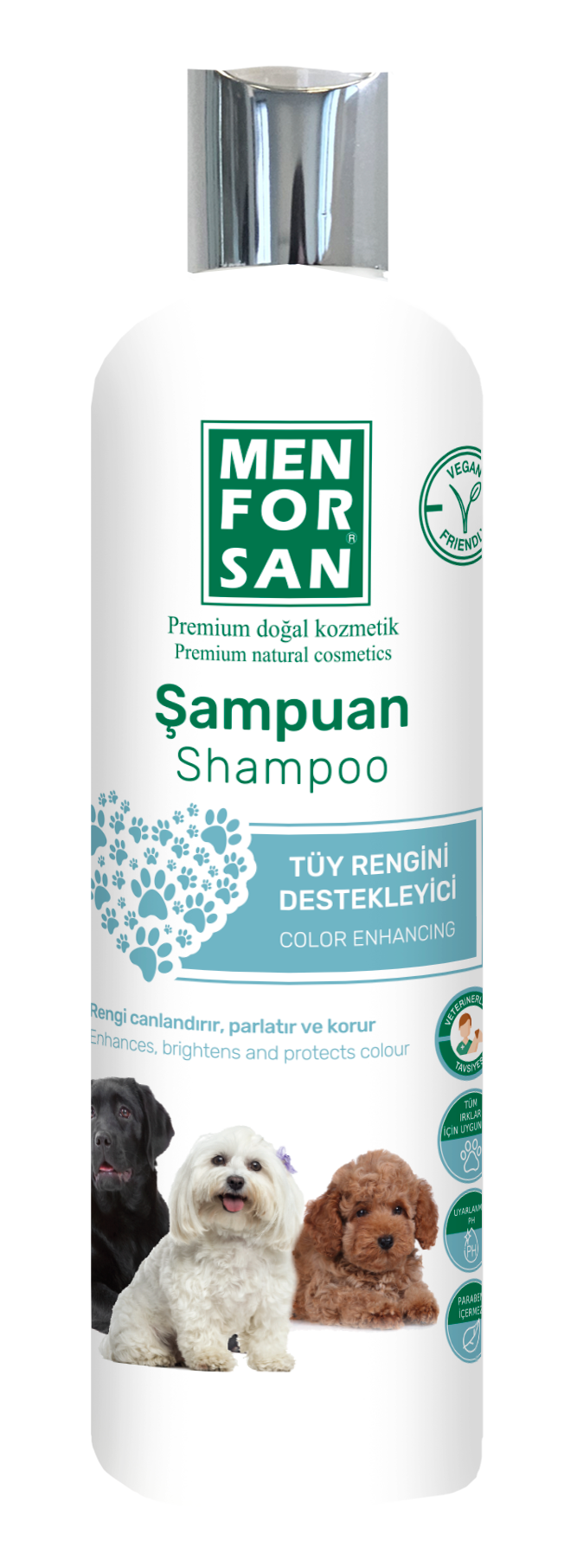 MENFORSAN TÜY RENGİNİ DEST.KÖP. ŞAMP 300ML*12(621)