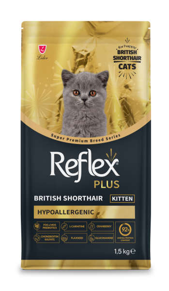 REF PLUS BRİTİSH SHORTHAİR YAV KEDİ 1.5KG*6.(869)