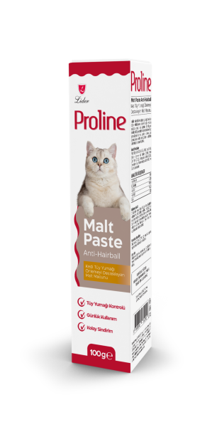 PROLİNE TÜY YUMAĞI ÖNLE MALT PASTA 100GR*12.(5002)
