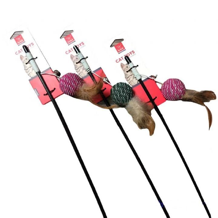 NUNBELL KEDİ OLTASI PÜSKÜLLÜ TOP..(483)