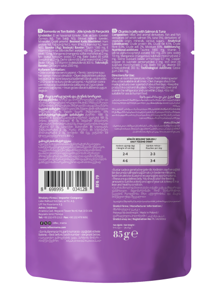 REF.PLUS KEDİ POUCH SOMON-TONBALIKLI 85GR*22.(128)