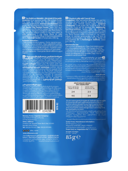 REF. PLUS KEDİ POUCH TON-ALABALIK 85GR*22..(159)