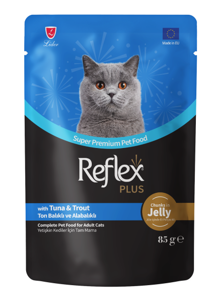 REF. PLUS KEDİ POUCH TON-ALABALIK 85GR*22..(159)