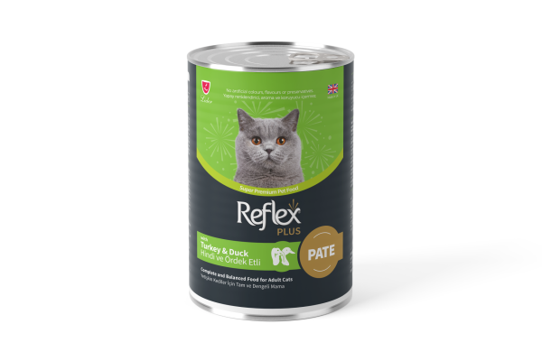REF PLUS KEDİ KONS PÜRE HİNDİ&ÖRDEK 395GR*12(629)