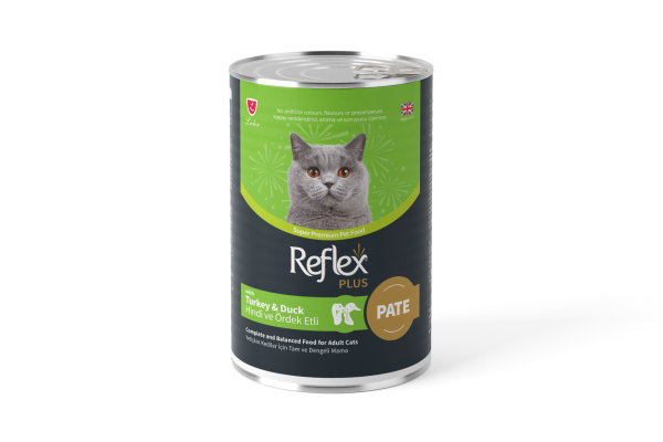 REF PLUS KEDİ KONS PÜRE HİNDİ&ÖRDEK 395GR*12(629)