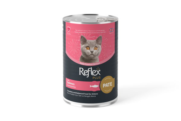 REF PLUS KEDİ KONS PÜRE YAVRU-SOMON 395GR*12.(643)