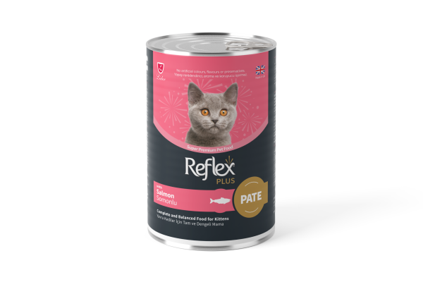 REF PLUS KEDİ KONS PÜRE YAVRU-SOMON 395GR*12.(643)