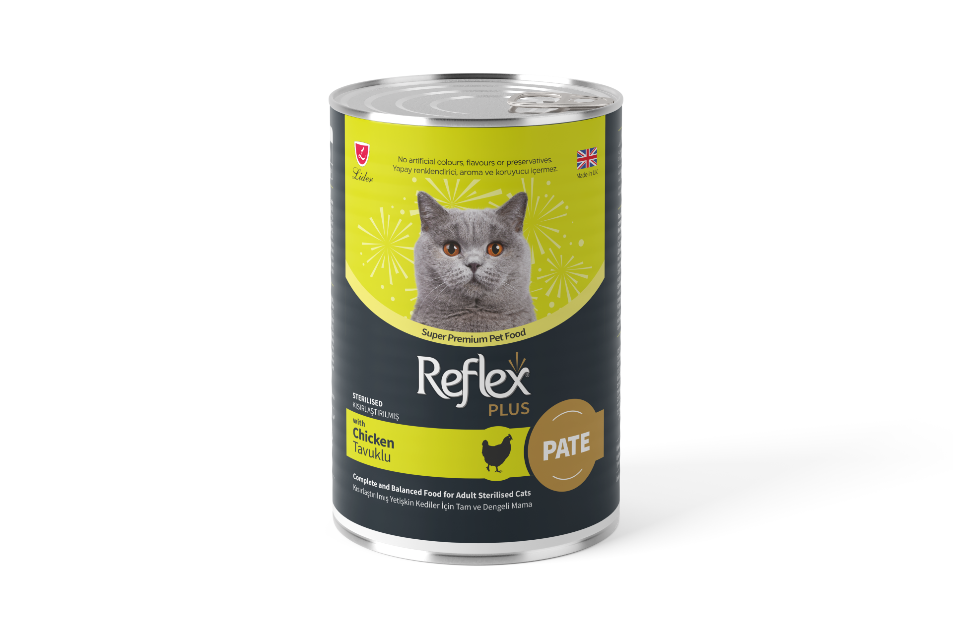 REF PLUS KEDİ KONS PÜRE KISIR-TAVUK 395GR*12(077)