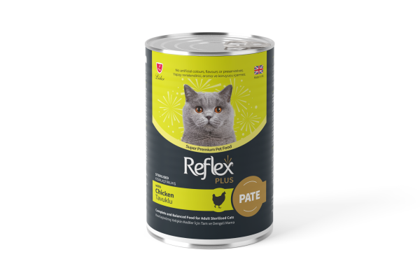 REF PLUS KEDİ KONS PÜRE KISIR-TAVUK 395GR*12(077)