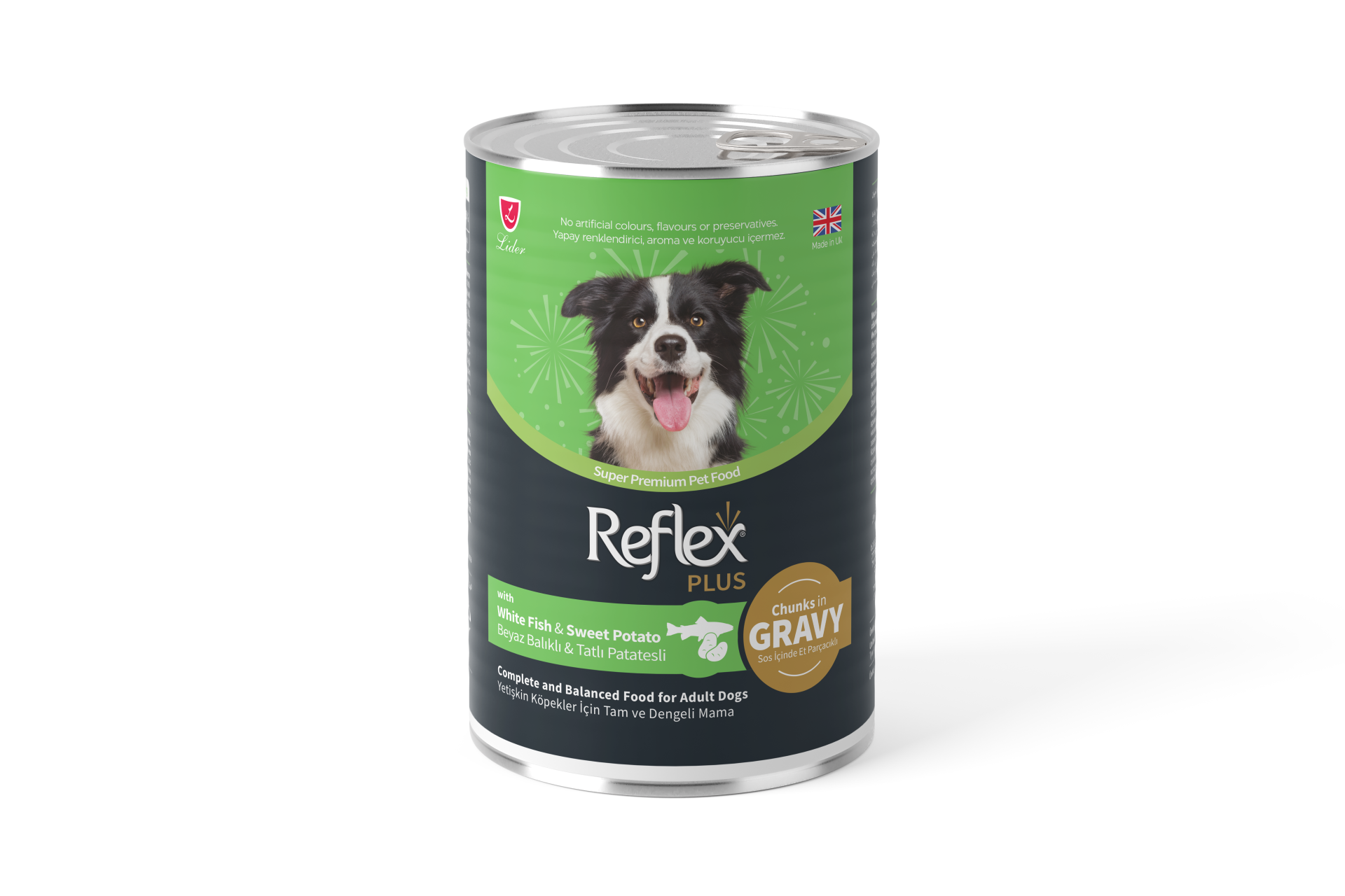 REF PLUS KÖP KONS BEYAZ BALIKLI SOS 400GR*12.(681)