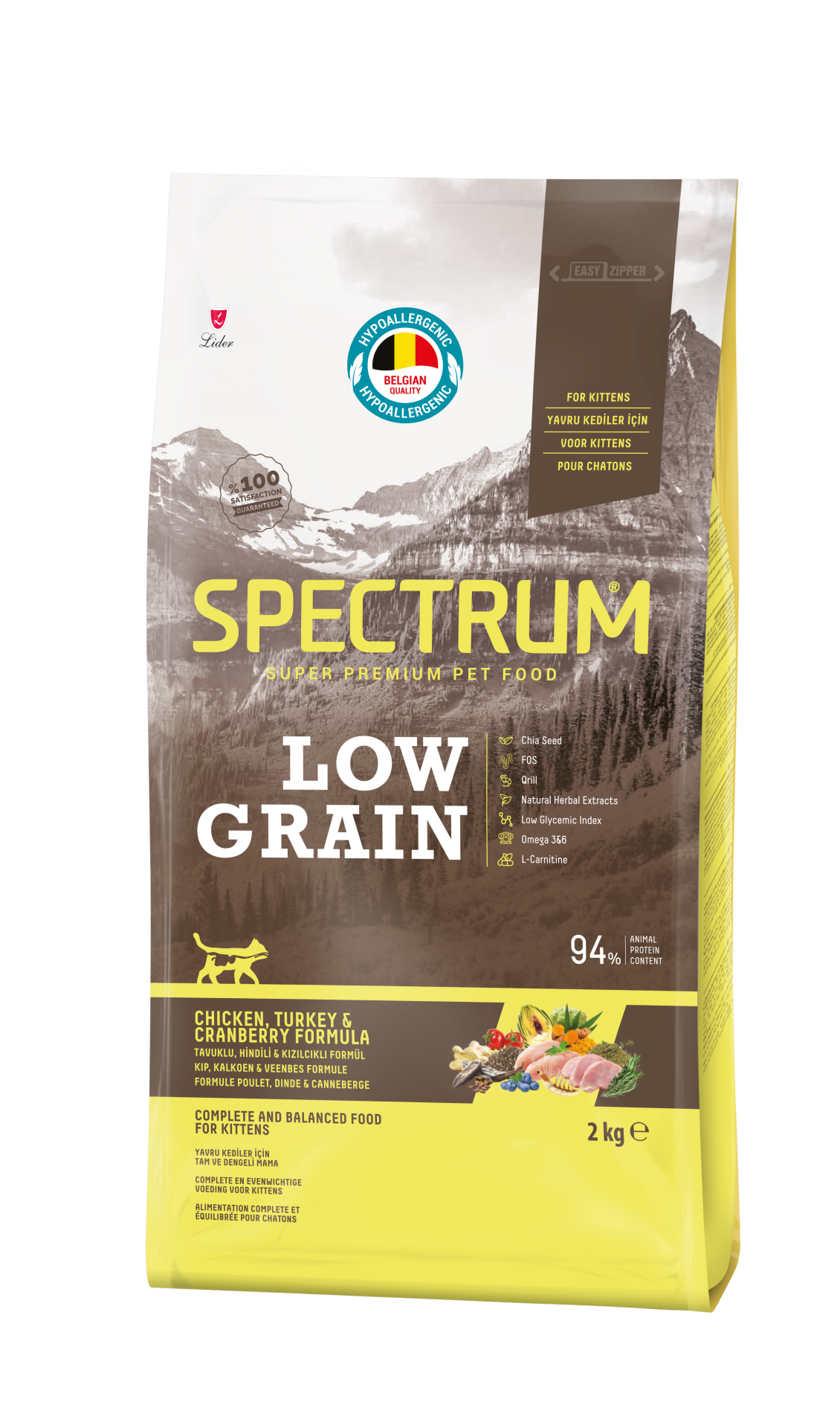 LOW GRAİN KEDİ YAVRU TAVUK&HİNDİ  12*2 KG(755)