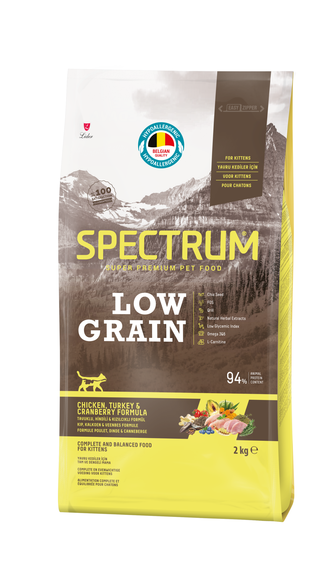 LOW GRAİN KEDİ YAVRU TAVUK&HİNDİ  12*2 KG(755)