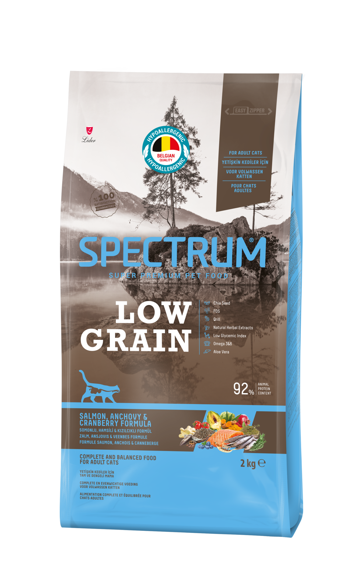 LOW GRAİN KEDİ YETİŞ SOMON&HAMSİ  12*2 KG(779)