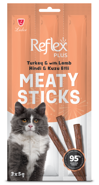 REF KEDİ ÖDÜL ÇUBUK HİNDİ&KUZU ETİ 3*5GR*35..(205)