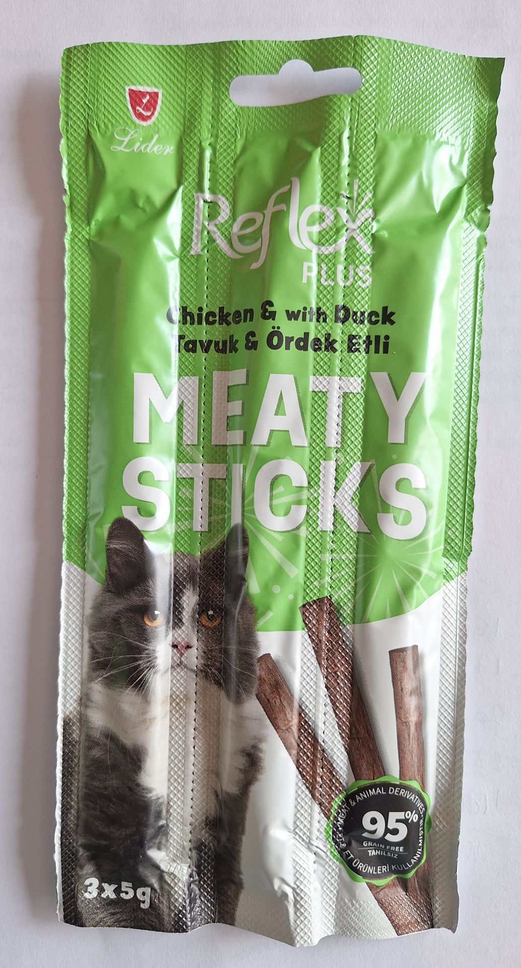 REF KEDİ ÖDÜL ÇUBUK TAVUK&ÖRDEK 3*5GR*35..(212)