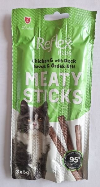 REF KEDİ ÖDÜL ÇUBUK TAVUK&ÖRDEK 3*5GR*35..(212)