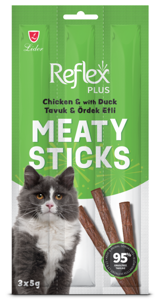 REF KEDİ ÖDÜL ÇUBUK TAVUK&ÖRDEK 3*5GR*35..(212)