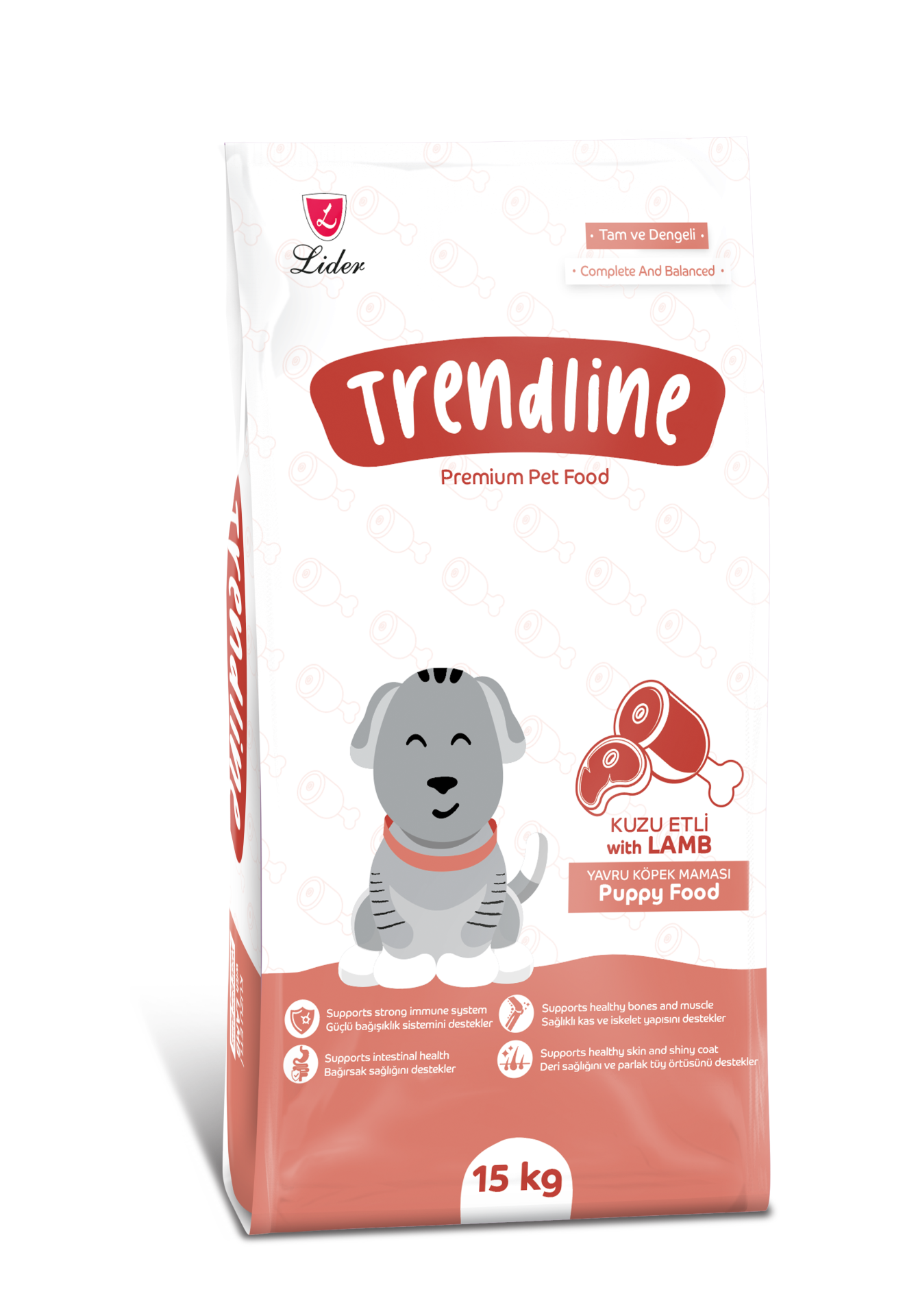 TRENDLİNE KÖP MAM YAVRU-KUZU ETLİ 15 KG..(701)