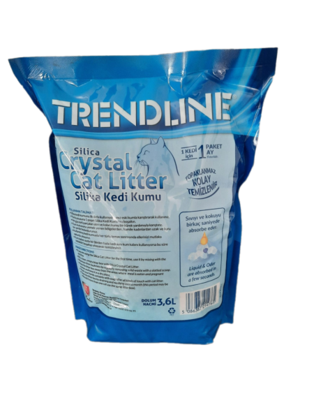 TRENDLİNE SİLİKA KEDİ KUMU 3.6 LT*9..(761)