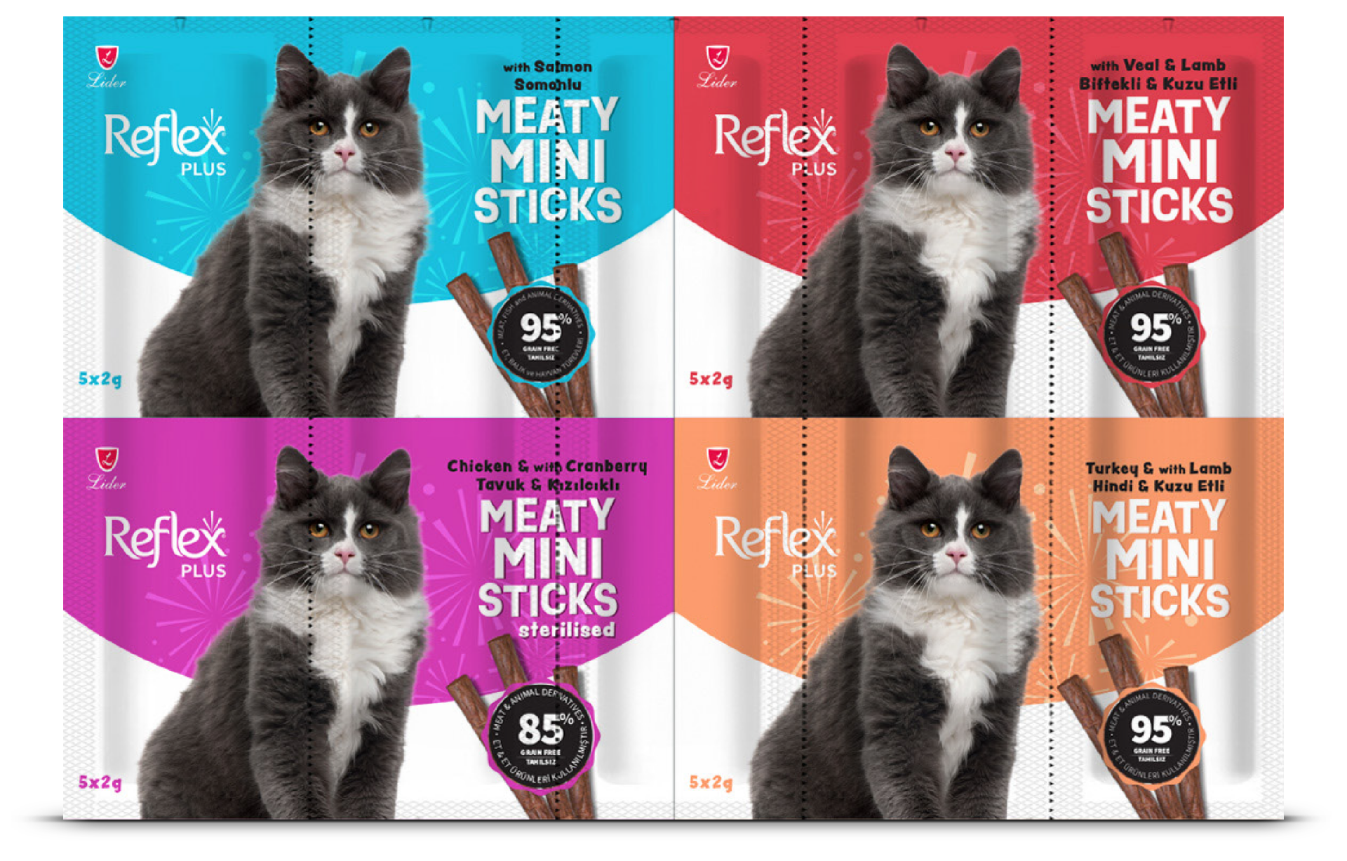 REF. MİNİ MİX SOM-KUZU-HİN-TAV STERİL 2GR*56.(668)