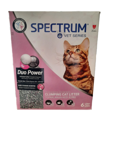SPECTRUM VET DUO POWER BENTONİT KUM 6LT*175..(378)